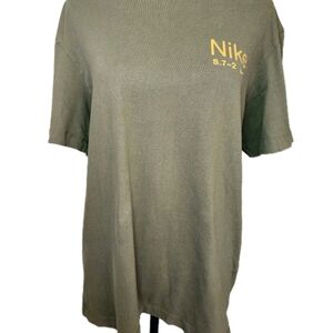 Nike Dri-Fit S.7-2 T-Shirt Olive Green Medium Camouflage Soft
